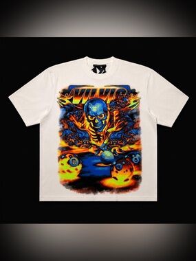 Evil Vice ‘Billiards Skull’ Graphic Tee - Size XL - NWT